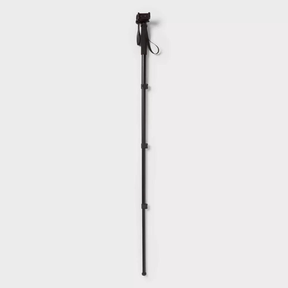 63 Inch Camera Monopod with 3-Way Panhead and Quick Release Plate