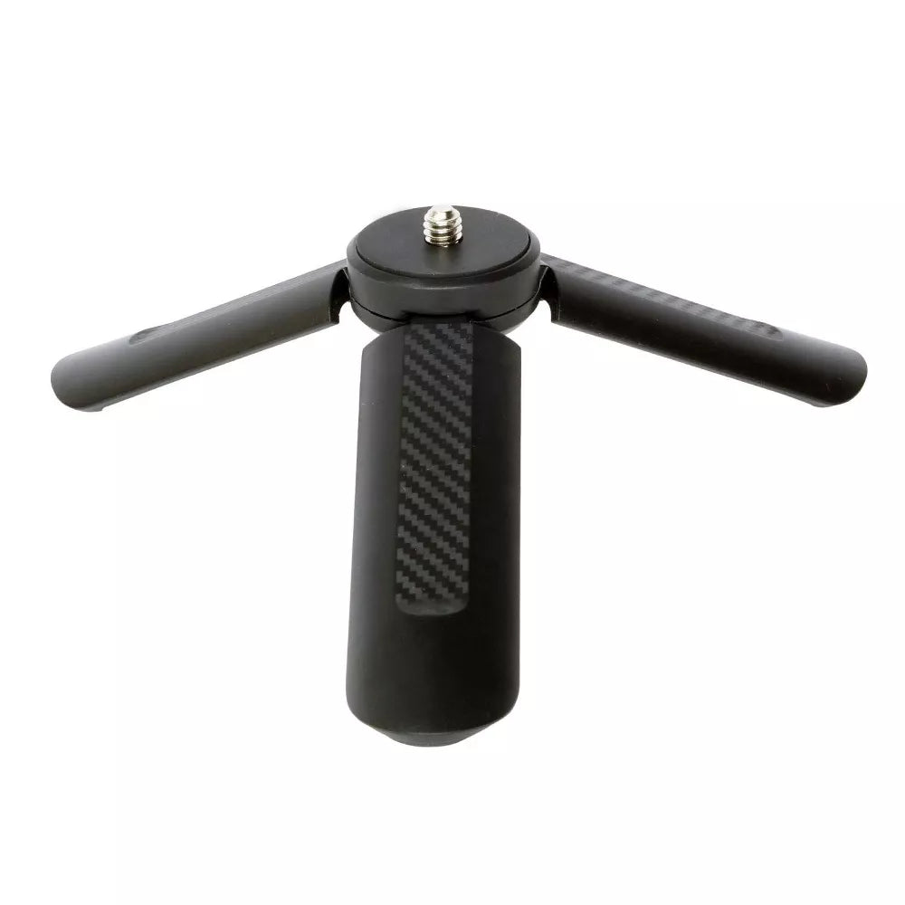 Compact Mini Tabletop Tripod and Hand Grip for Cameras and Smartphones